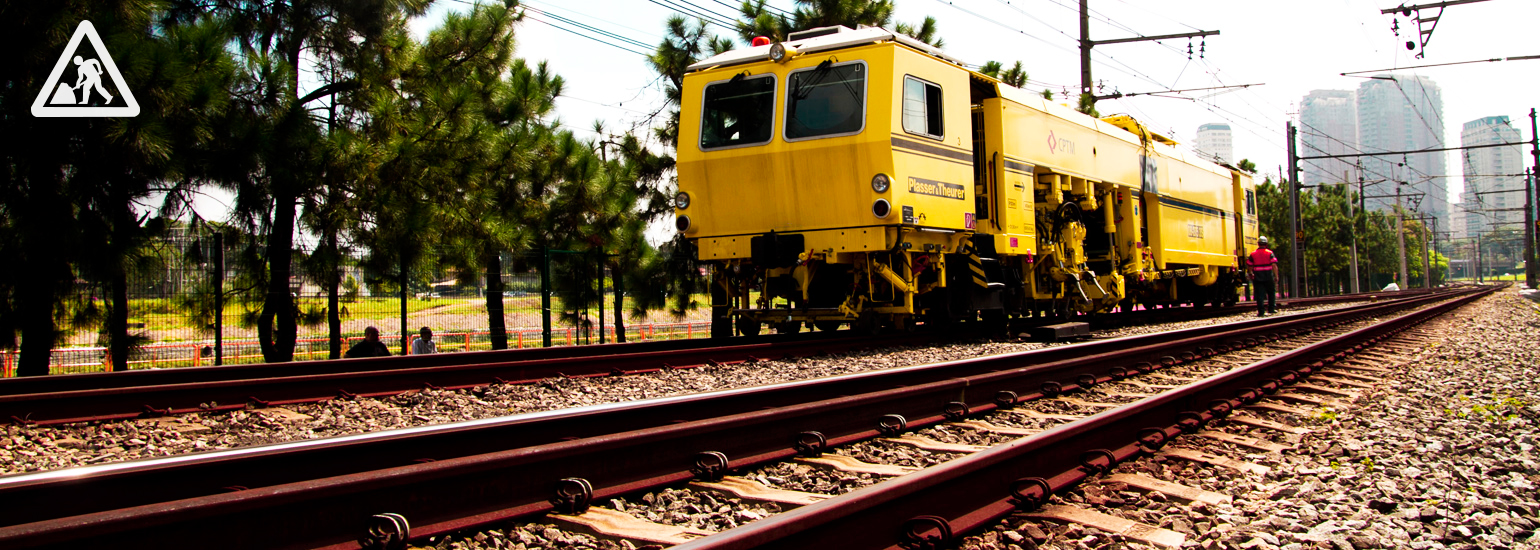 Trem de manutenção da CPTM Obras de modernização