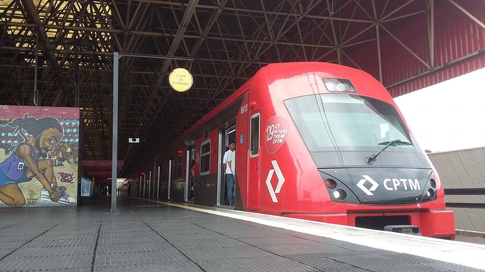 Expresso Leste Guaianases Trem série 8500 Linha 11-Coral tarifa
