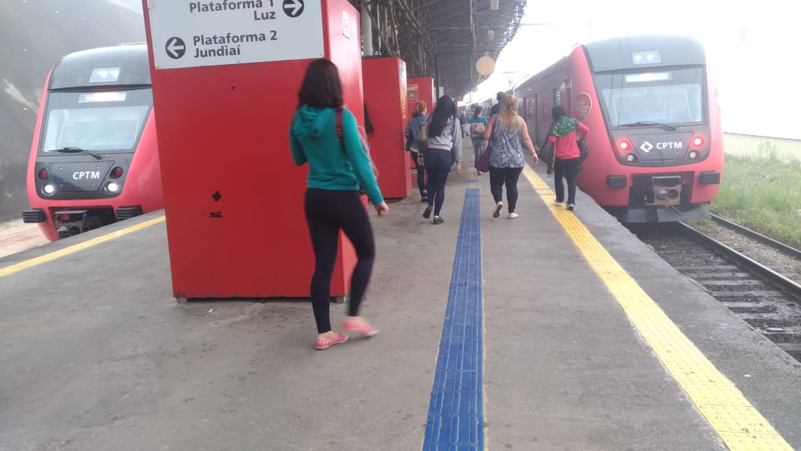 obras de modernização Estação Francisco Morato Linha 7-Rubi