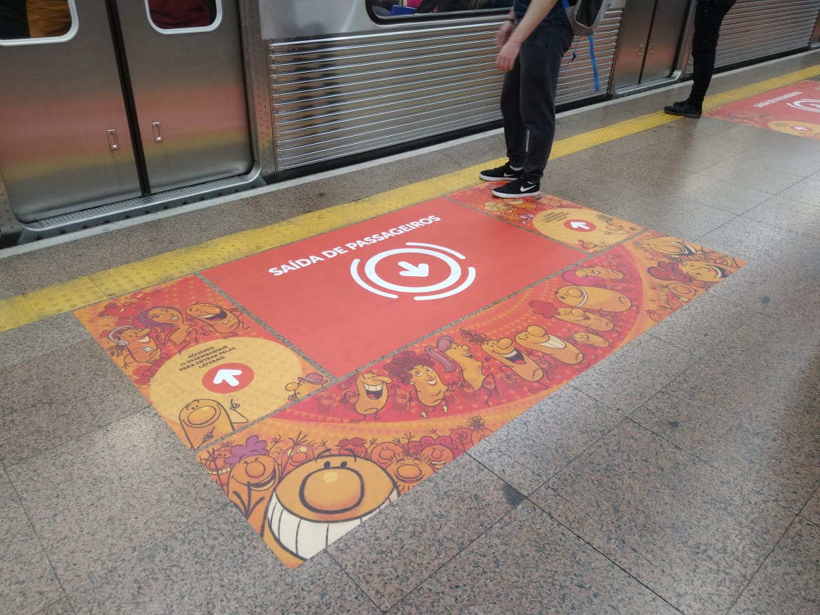 sinalização no Metrô