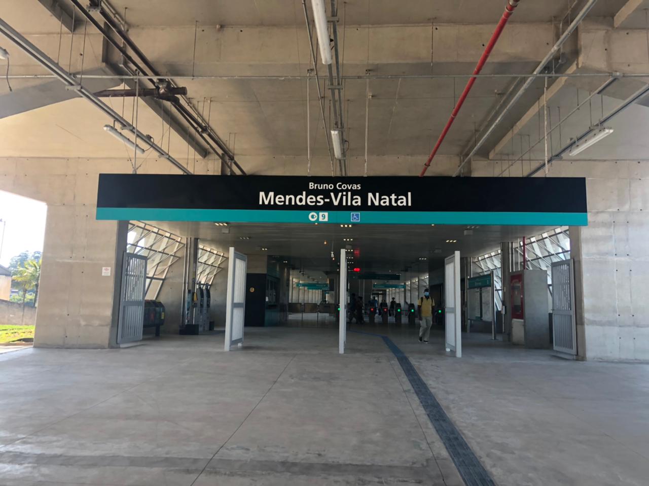 Estação Mendes-Vila Natal deve receber 15 mil passageiros por dia com  horário integral