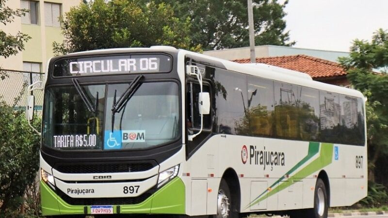 Taboão da Serra aumenta tarifa de ônibus municipais para R$ 5,80