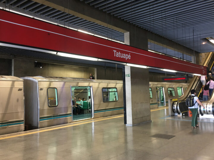 Obras no Metrô alteram circulação na Linha 3-Vermelha neste domingo (05)