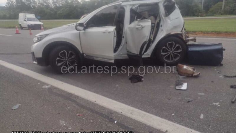 Grave acidente na Rodovia Castelo Branco deixa um morto e interdita faixas em Tatuí