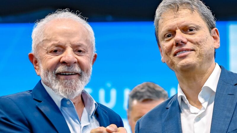 Lula e Tarcísio lançam edital para construir o túnel Santos-Guarujá