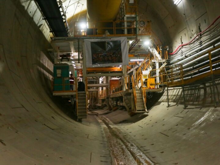 Tuneladora Cora Coralina avança na expansão da Linha 2-Verde do Metrô