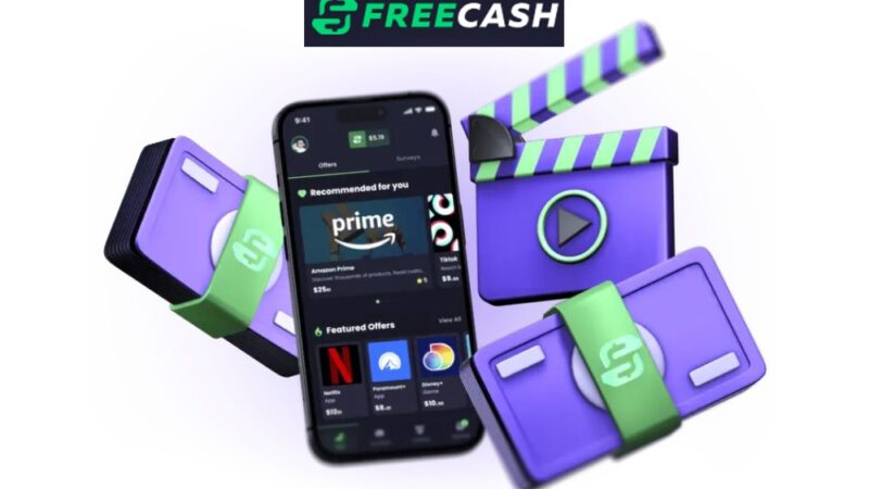 Freecash apresenta uma forma de ganhar dinheiro assistindo a filmes sem investimento inicial